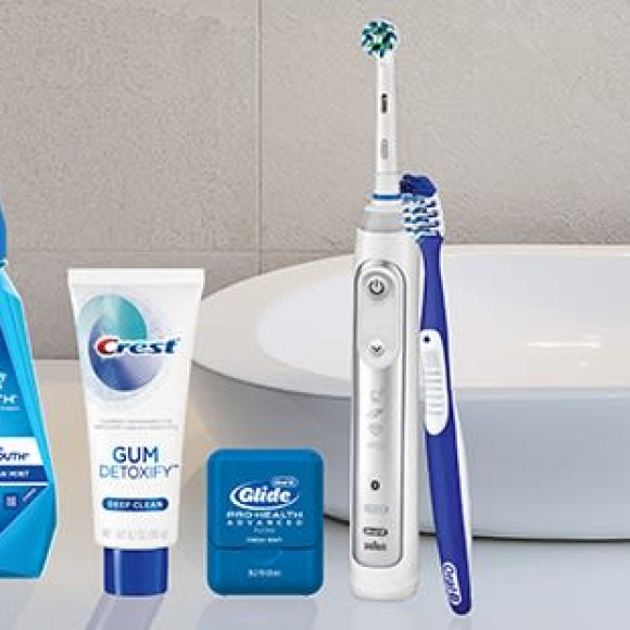 Зубні нитки та ополоскувачі для ротової порожнини